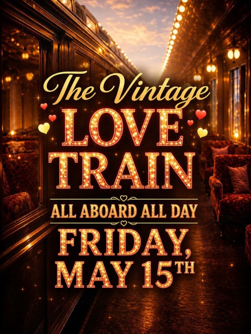 Love train vintage train show - unlisted thanks for your support 1-50